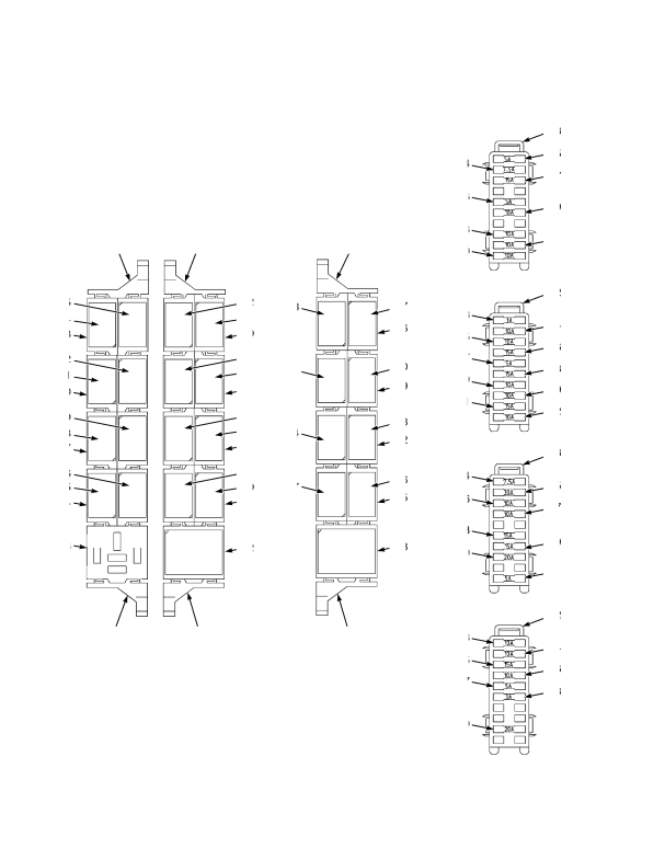 RELAYS AND FUSES (S/N B222E01676F ↔ S/N B222E01806H EXC. 01677-01678)