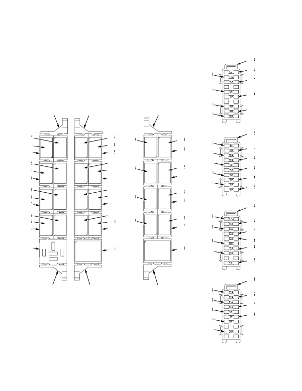 RELAYS AND FUSES (S/N B222E01807H ↔ 2/2011)