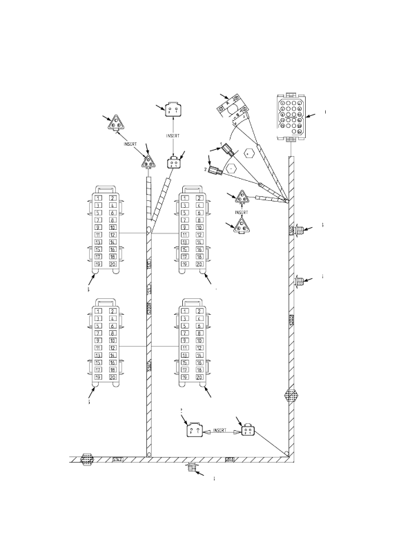 WIRE HARNESS CAB SIDE CONSOLE — PAGE 3 OF 3 (2/2011 ↔ 4/2011)