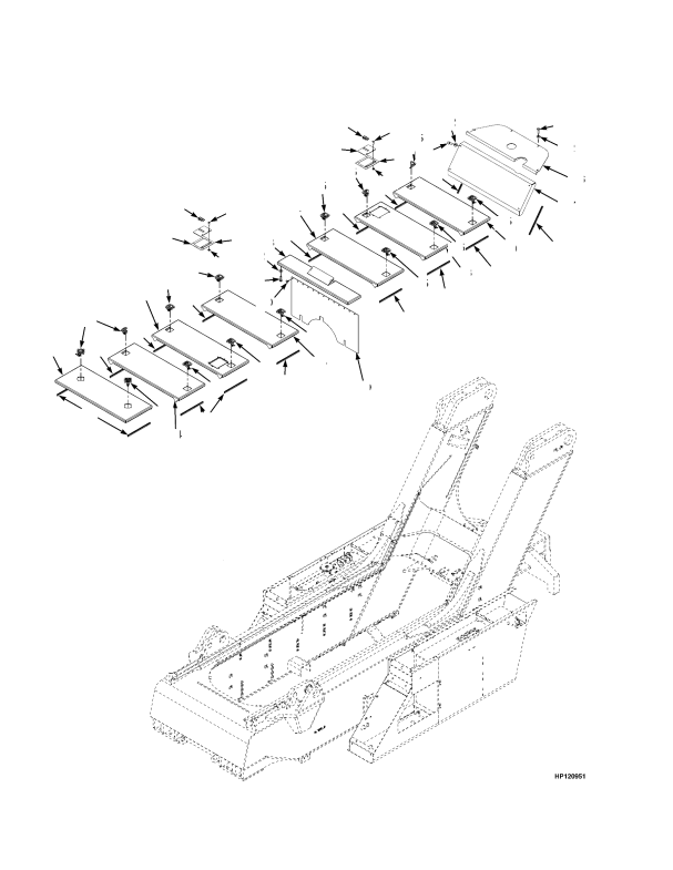ENGINE COVERS (→ S/N B222E01802H)