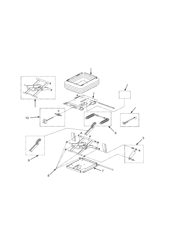 SEAT SUSPENSION ASSEMBLY MECHANICAL