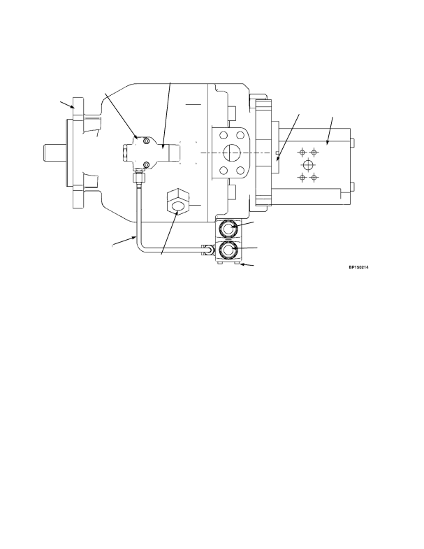 HYDRAULIC GEAR PUMP EXTERNAL PARTS STEERING AND BRAKE — SHEET 2 OF 2