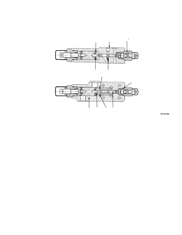 CONTROL VALVE ASSEMBLY (#1) LEFT AND RIGHT HYDRAULIC PUMPS
