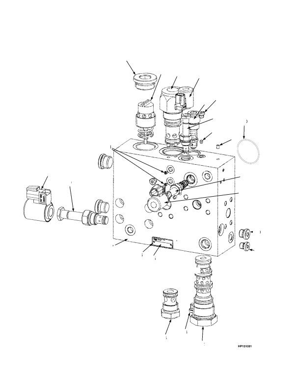 LOAD HOLDING VALVE DERRICKING (→ S/N B222E01857H)