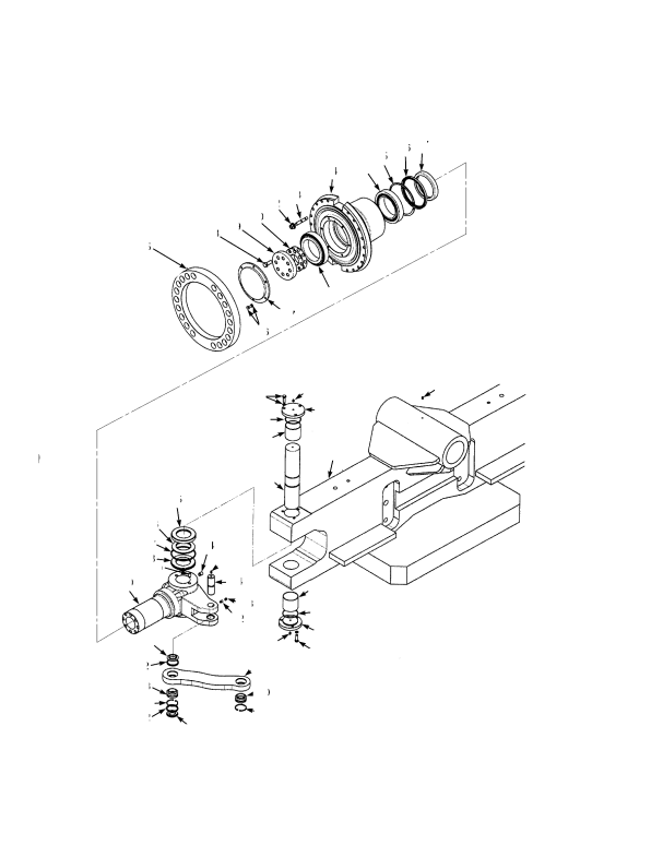 STEER AXLE ASSEMBLY OMCI — RS46-41CH, RS46-38IH, RS46-41S CH, RS46-41L CH, RS46-41LS CH, RS46-38S IH, RS46-38L IH, RS46-38LS IH