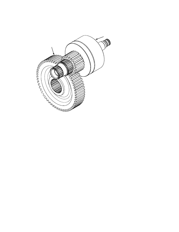 TRANSMISSION FIRST SPEED SHAFT AND IDLER GEAR