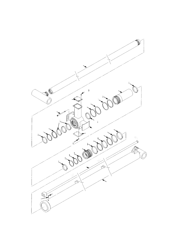 EXTENSION CYLINDER BOOM (S/N A222E01533X →)