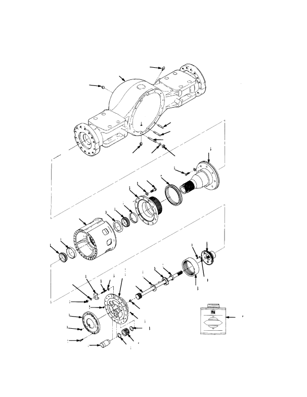 DRIVE AXLE (→ S/N A222E01536X)
