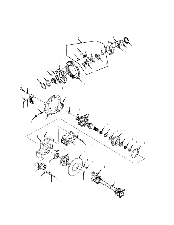 DIFFERENTIAL AND CARRIER (→ S/N A222E01536X)