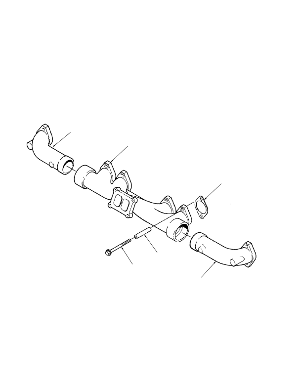 EXHAUST MANIFOLD TIER I ENGINE