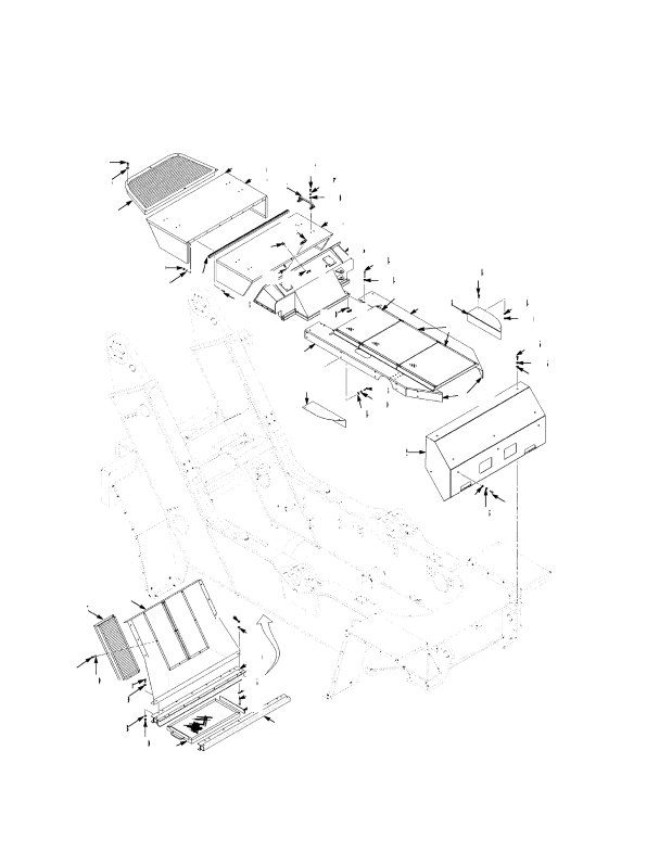 HOOD COVERS AND SOUND DAMPENING (→ S/N A222E01536X)