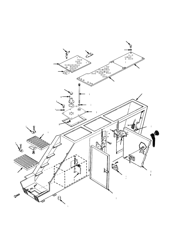 FUEL TANK AND PLATFORM (→ S/N A222E01536X)