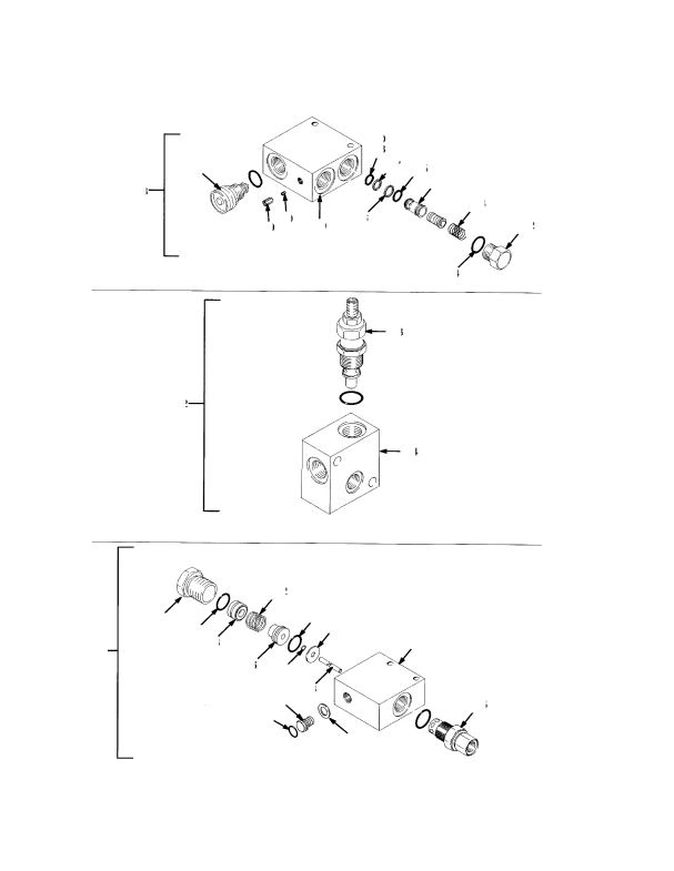 MAIN HYDRAULIC VALVES
