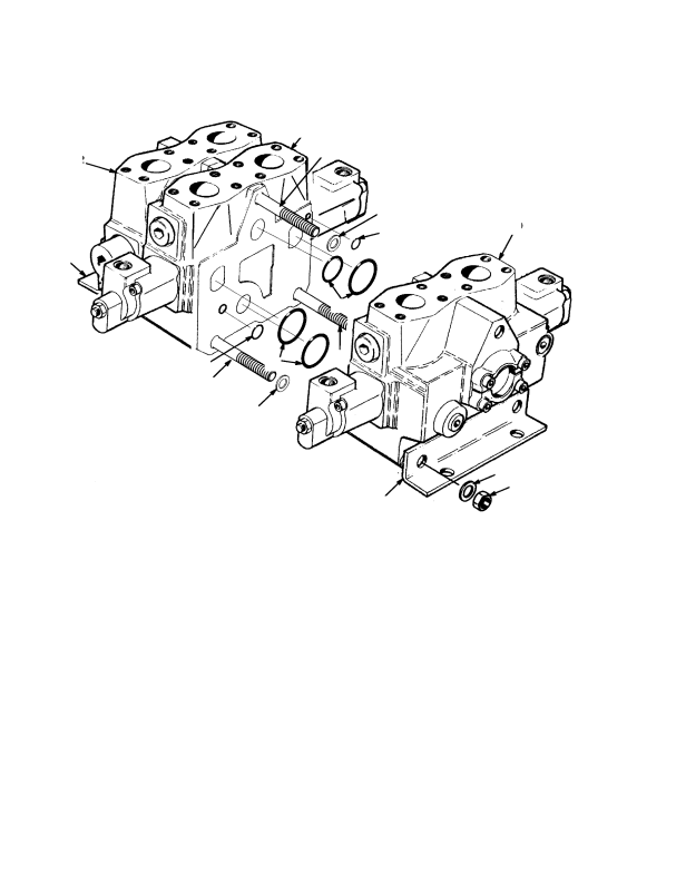 CONTROL VALVE AND ATTACHING PARTS (→ S/N A222E01536X)