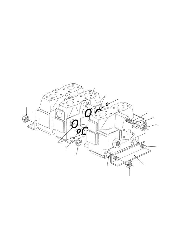 CONTROL VALVE AND ATTACHING PARTS (S/N A222E01537X →)