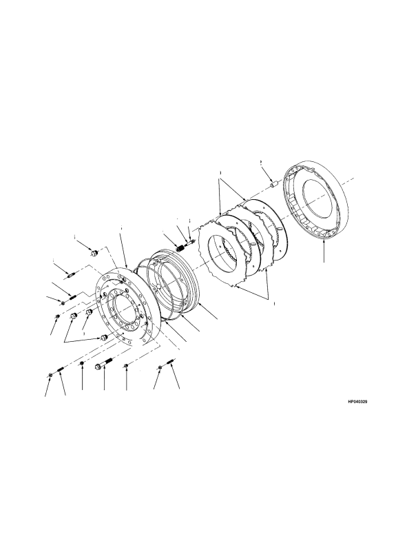 BRAKE ASSEMBLY WET BRAKE