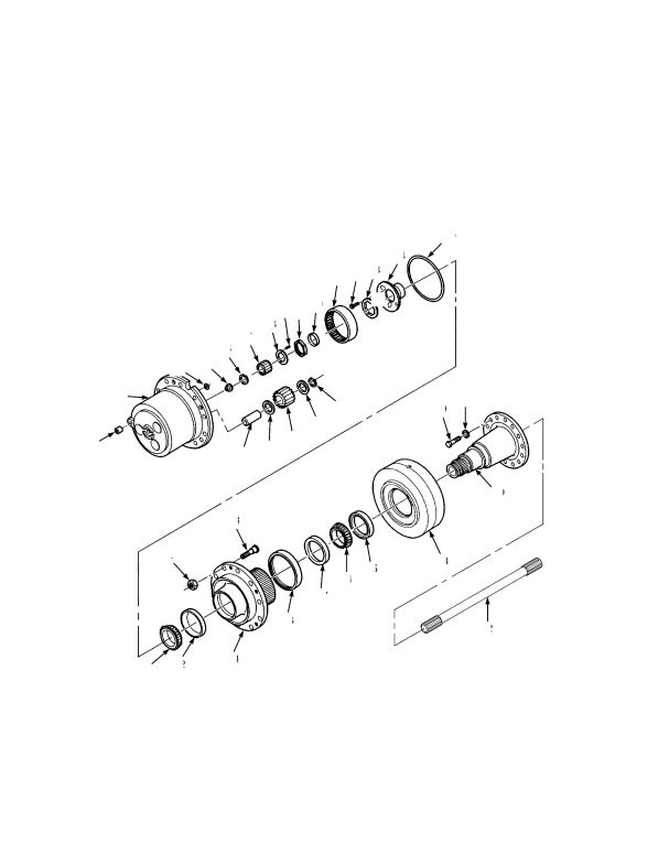 HUB AND SHAFT ASSEMBLY 