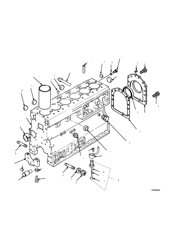 CYLINDER BLOCK TIER I ENGINE (-> S/N F007E02450A)