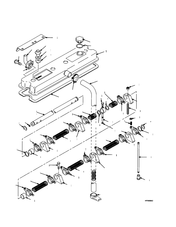 VALVE COVER TIER I ENGINE (-> S/N F007E02450A)