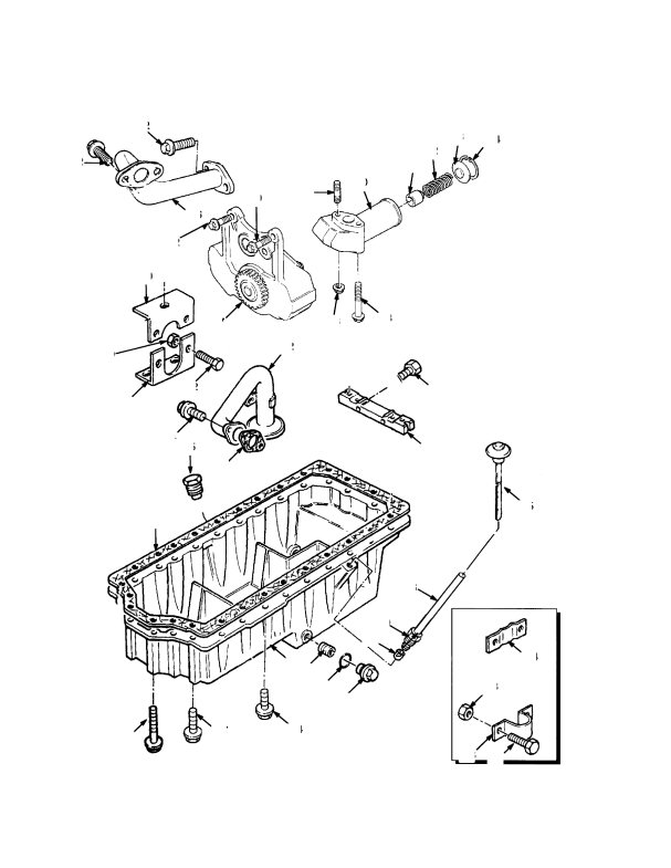 OIL SUMP TIER I ENGINE (-> S/N F007E02450A)