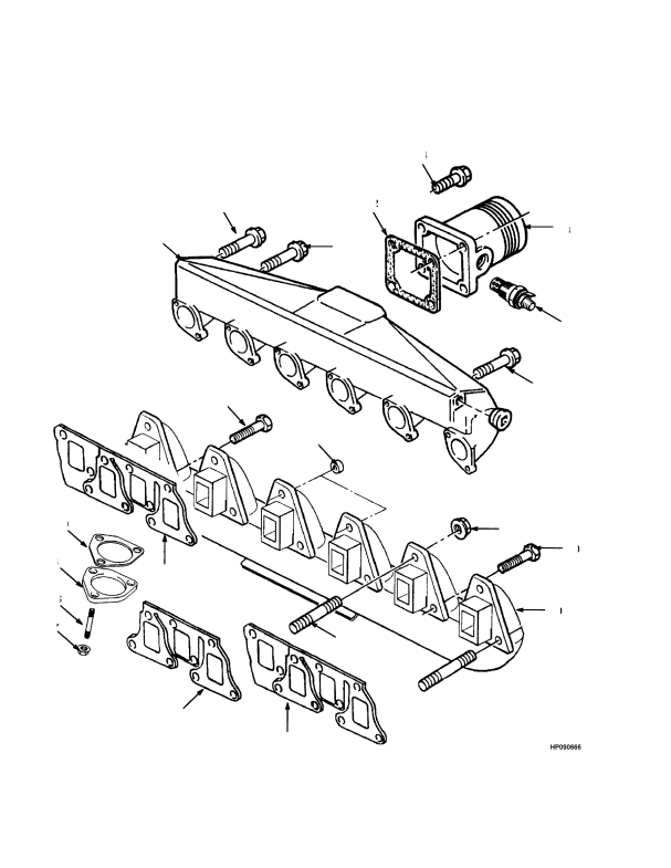 MANIFOLDS NON-TURBO TIER I ENGINE (-> S/N F007E02450A)