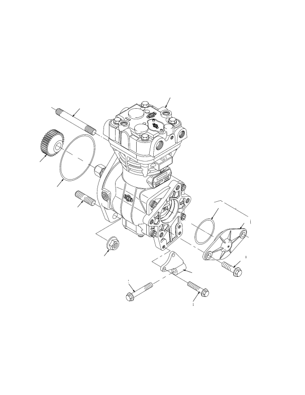 AIR COMPRESSOR AND ATTACHING PARTS