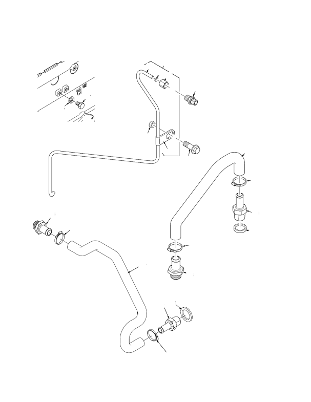 BLANKING PLUG OIL FEED AND HOSES TIER II ENGINE