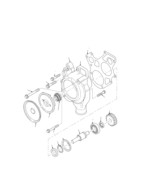 WATER PUMP TIER II ENGINE