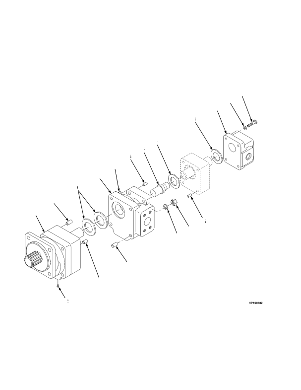 HYDRAULIC PUMP NON-TURBO (-> 3/2006)