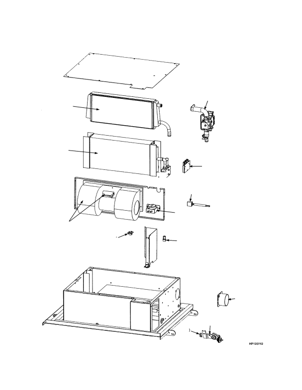 HEATER AND AIR CONDITIONER ASSEMBLY