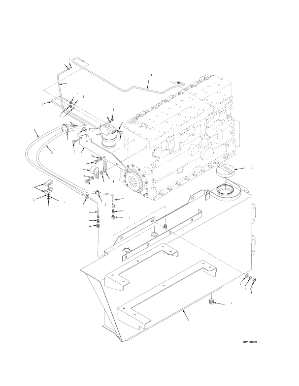 FUEL SYSTEM TIER I ENGINE (-> S/N F007E02450A)