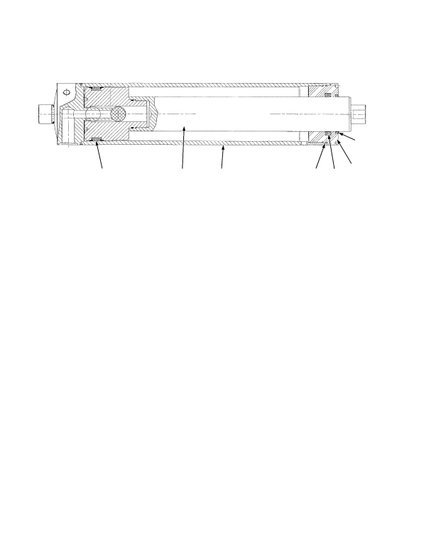 MAIN LIFT CYLINDER THREE STAGE FULL FREE-LIFT