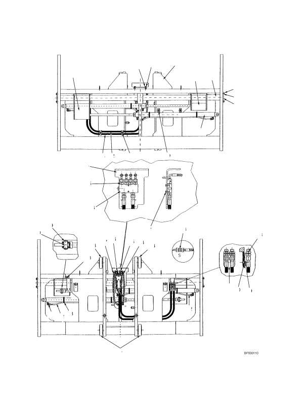 CARRIAGE SIMULTANEOUS FORK POSITIONER (THREE FUNCTION) THREE STAGE FULL FREE-LIFT