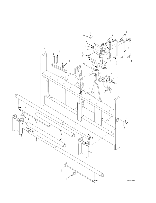 CARRIAGE INDIVIDUAL FORK POSITIONER 