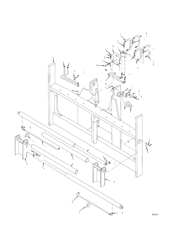 CARRIAGE SIMULTANEOUS FORK POSITIONER 