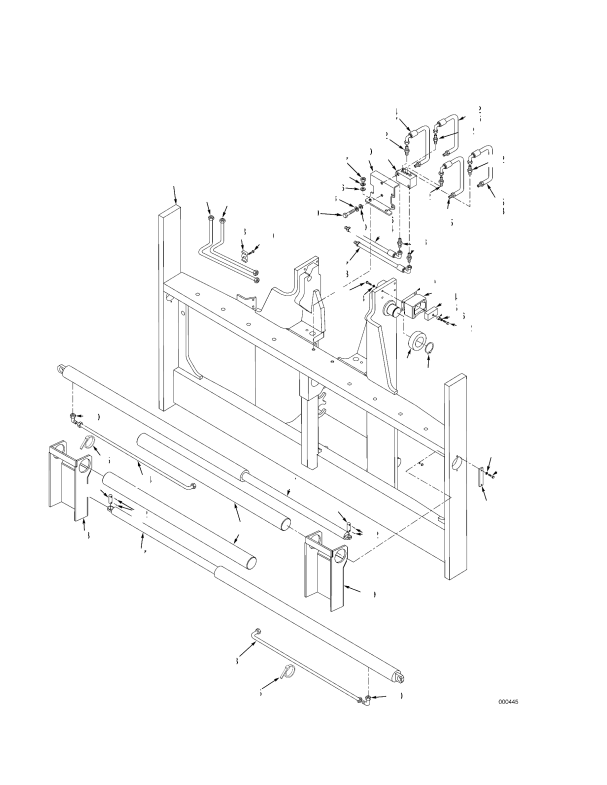 CARRIAGE SIMULTANEOUS FORK POSITIONER 