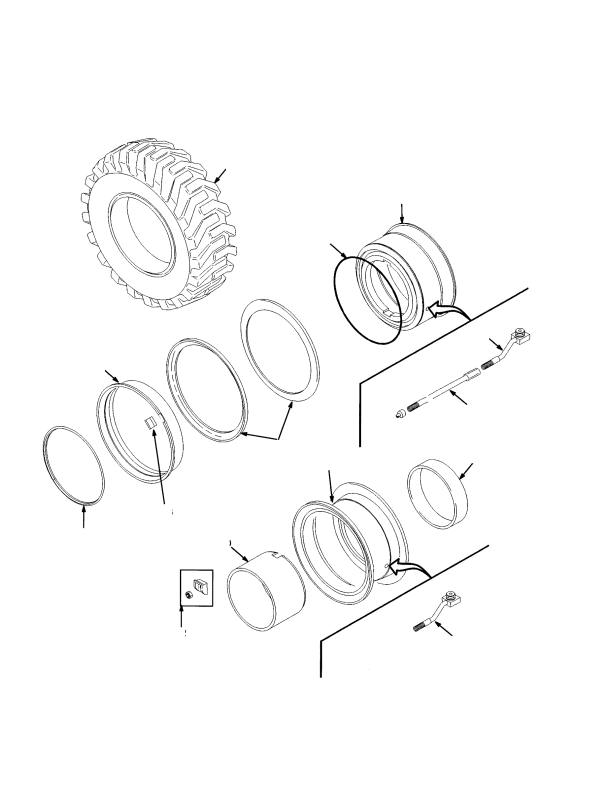 DRIVE TIRE AND WHEEL STANDARD — RS45-30CH, RS45-27IH