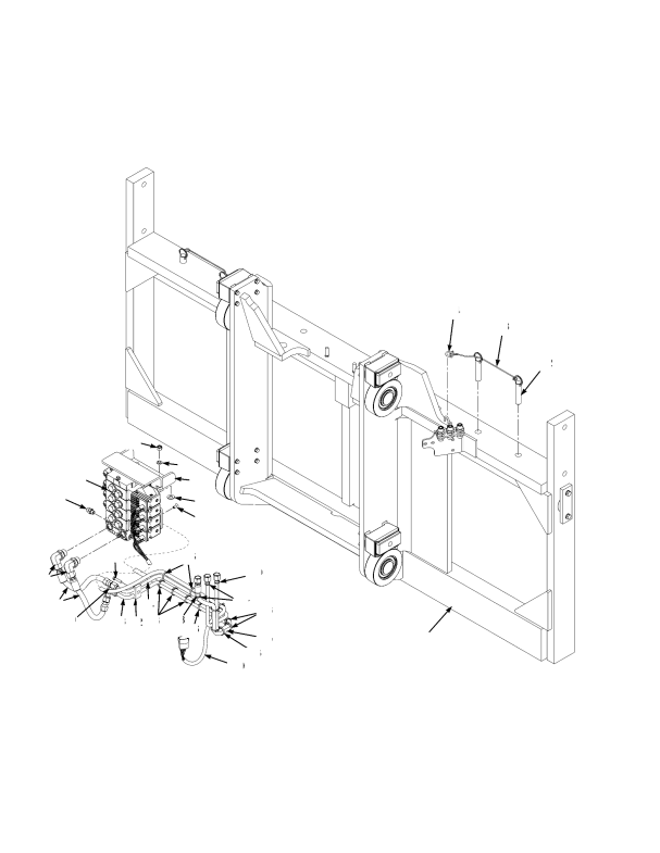 CARRIAGE 2 STAGE-STANDARD WITHOUT FORK POSITIONER