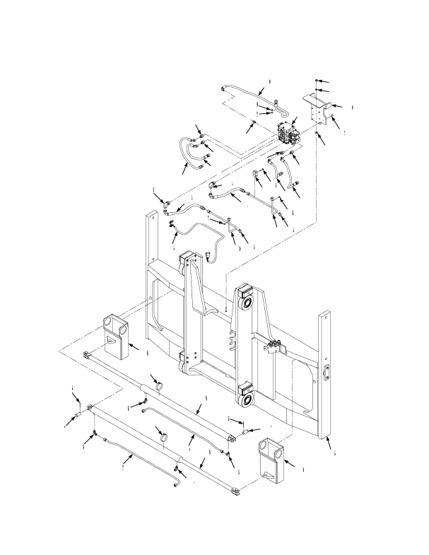 CARRIAGE 2 STAGE-STANDARD WITH INDIV. FORK POSITIONER