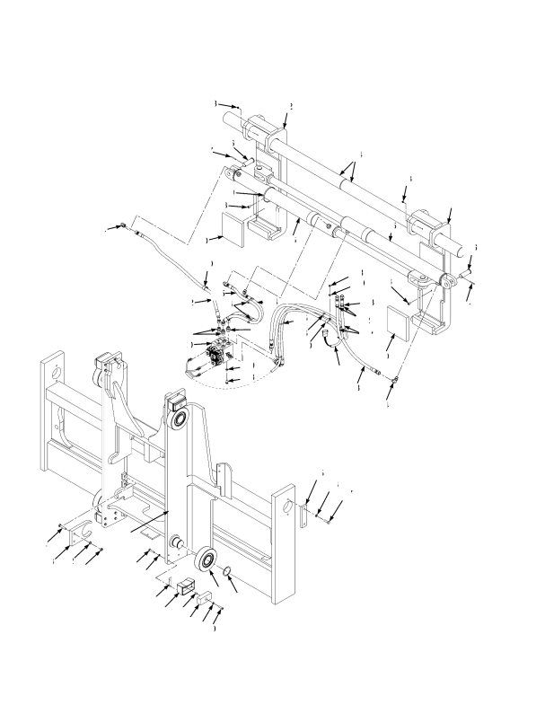 CARRIAGE 2 STAGE- DUAL FUNCTION WITH FORK POSITIONER