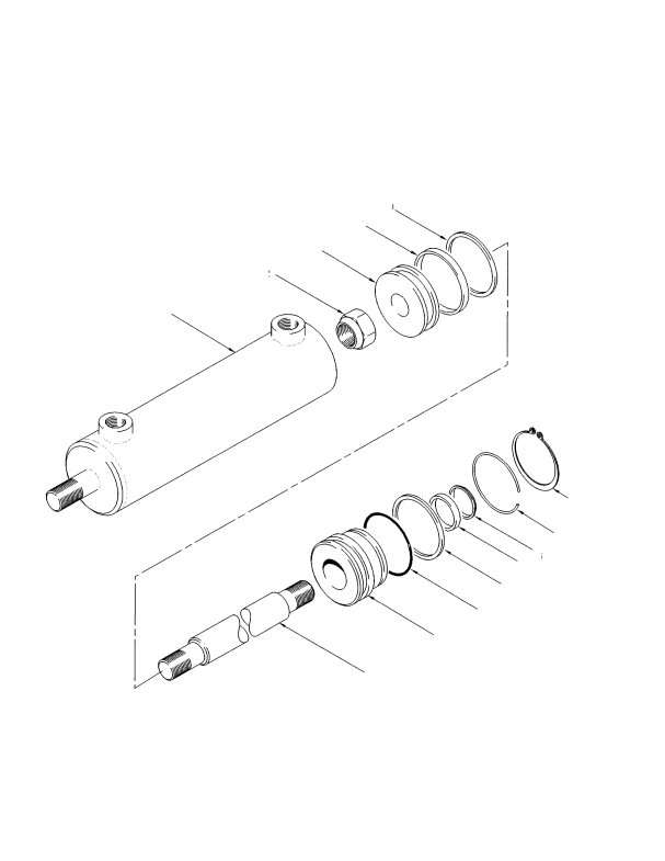 SIDE-SHIFT CYLINDER TWO STAGE LIMITED FREE-LIFT AND THREE STAGE FULL FREE-LIFT