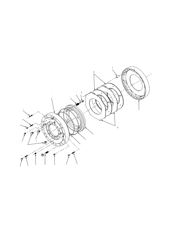 BRAKE ASSEMBLY WET BRAKE