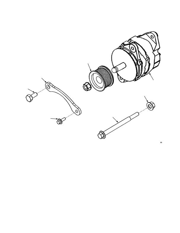 ALTERNATOR AND MOUNTING