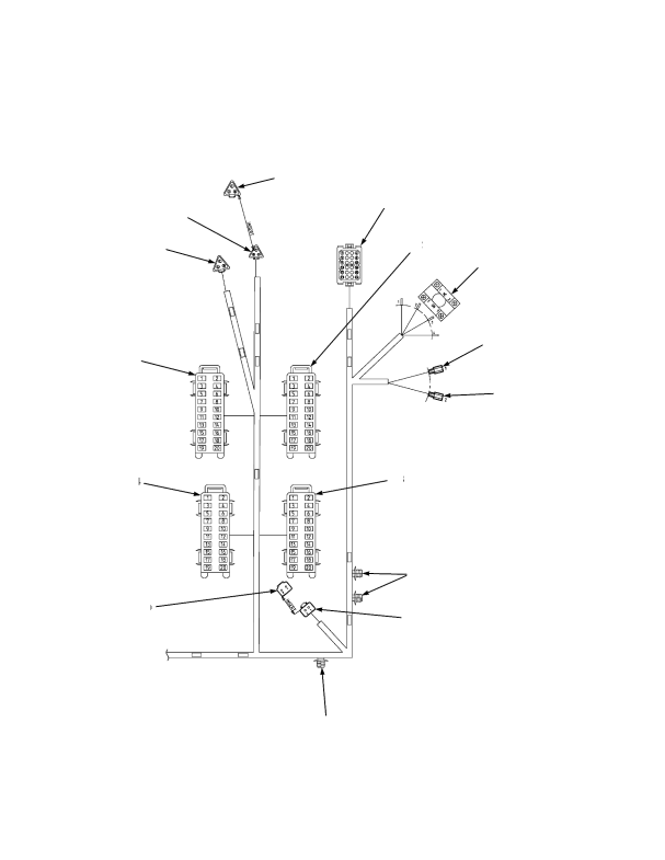 WIRE HARNESS CAB SIDE CONSOLE STANDARD TRANSMISSION