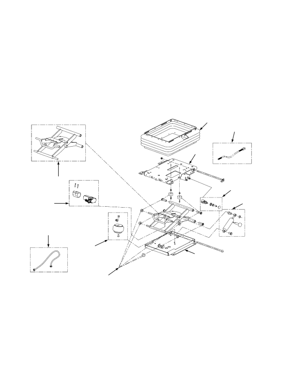 SEAT ASSEMBLY AIR SUSPENSION