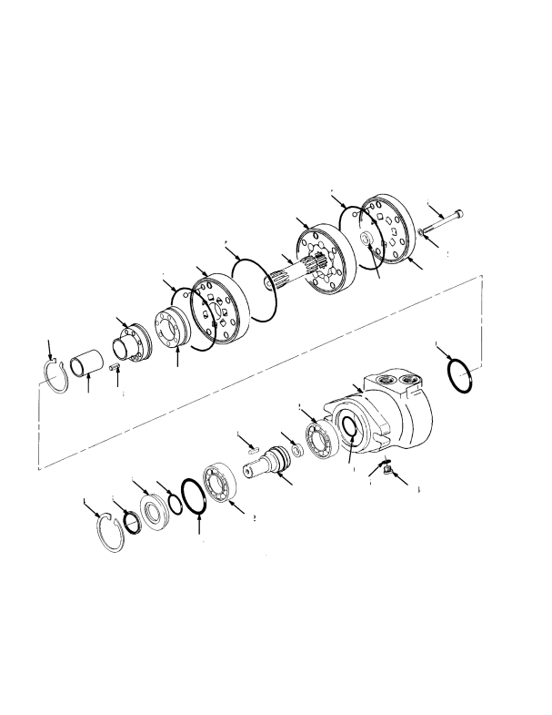 HYDRAULIC MOTOR (→ S/N A222E01536X