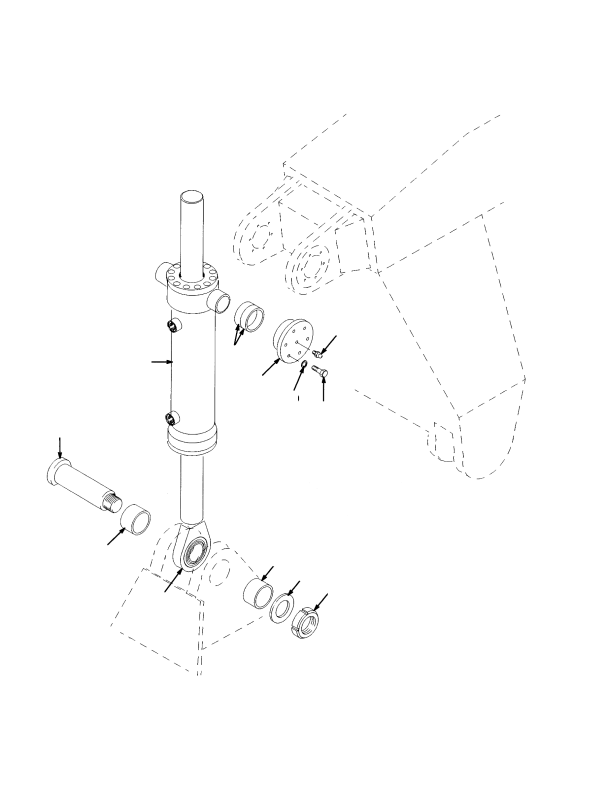 DAMPING CYLINDER ATTACHING PARTS