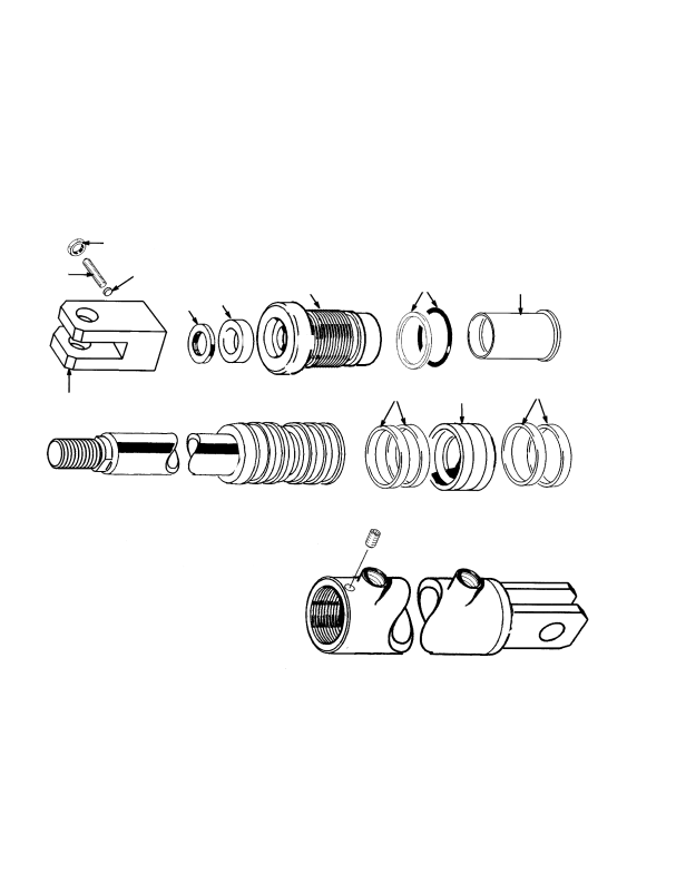 SIDE-SHIFT CYLINDER (→ S/N A222E01532X)