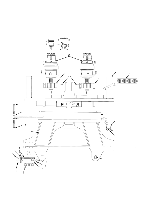 ROTATOR ASSEMBLY CONTAINER HANDLER — DUAL SPEED