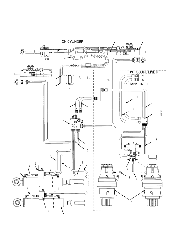 HYDRAULIC SYSTEM CONTAINER HANDLER